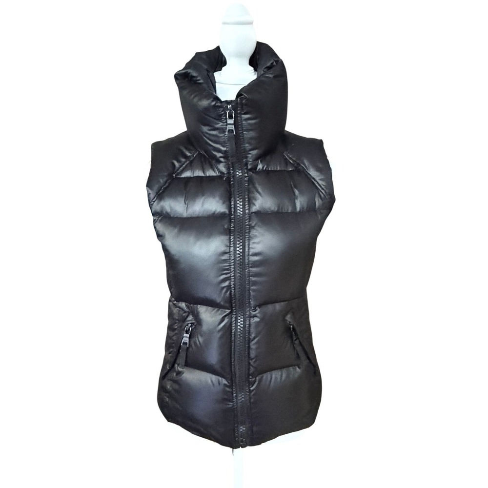 SAM. New York Freedom Down Puffer Vest Jet Black Size XS